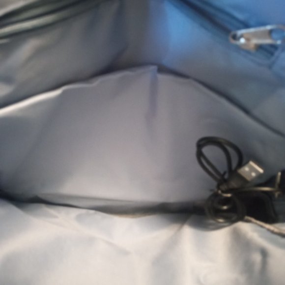 Cow Print Large Bag, Laptop Bag, Diaper Bag - Picture 4 of 5